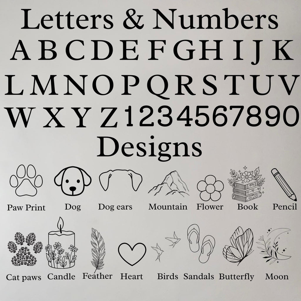 Custom Leather Bookmark with Custom design & Name