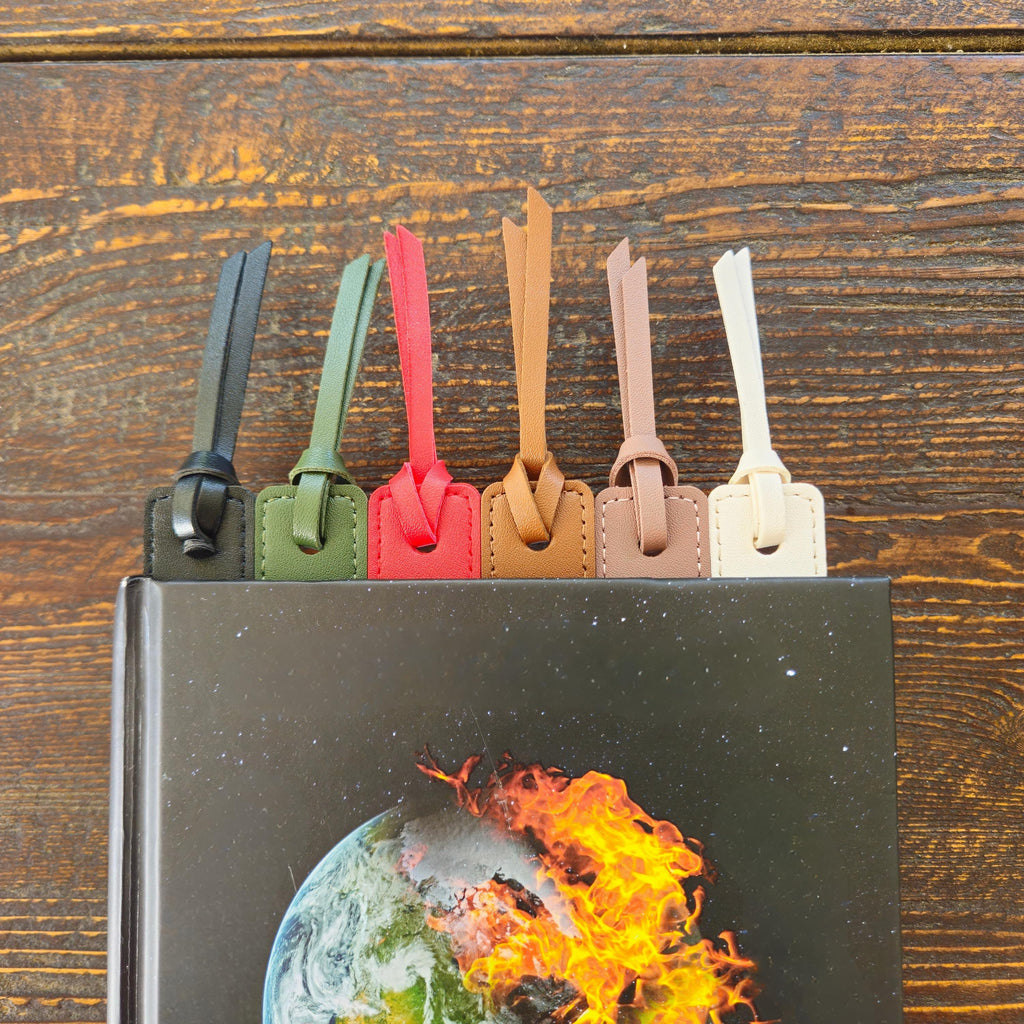 Custom Leather Dog Bookmark – Personalized Engraved Pet Gift