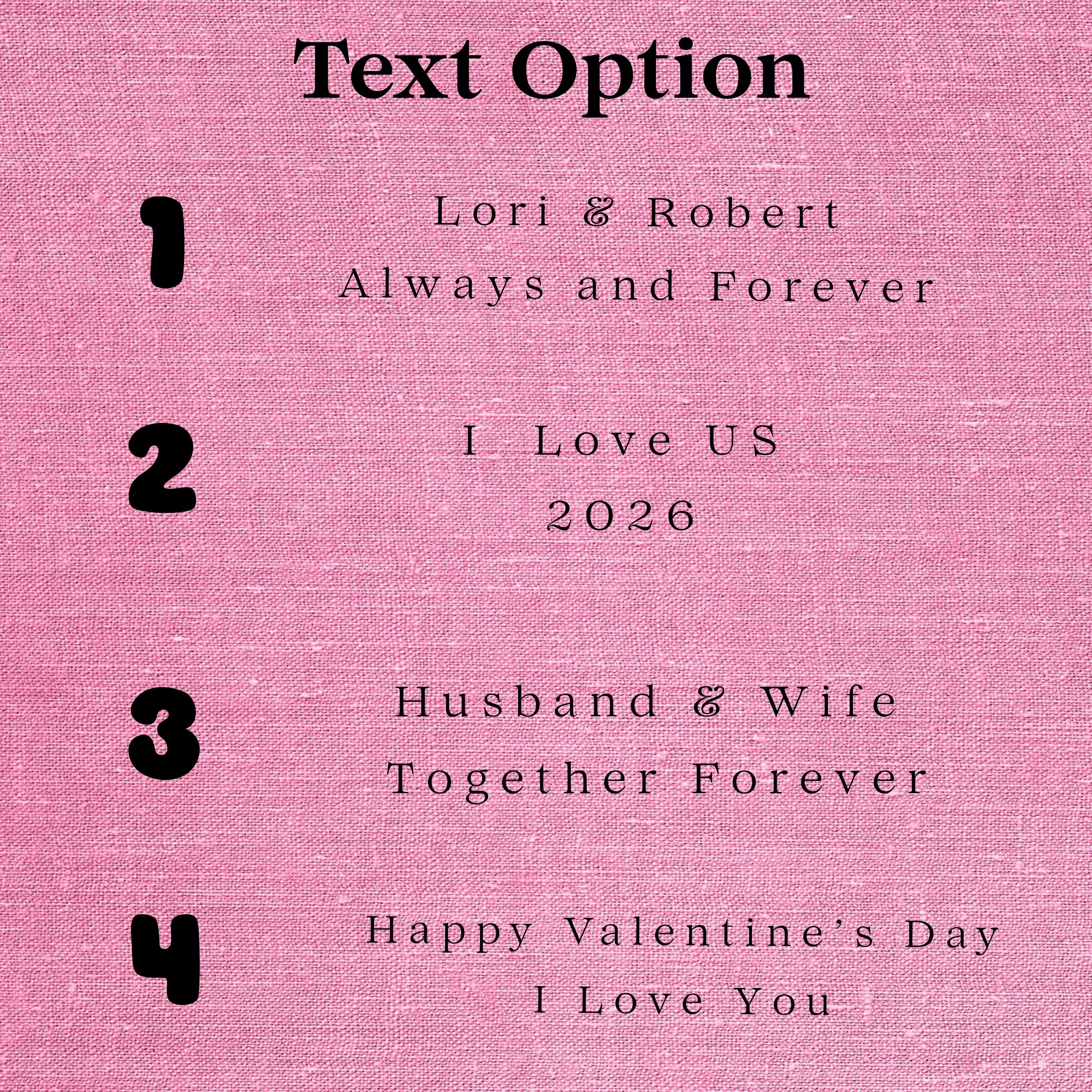 Personalized Leather Bookmark – Heart Hands Design, Valentine's Day Gift