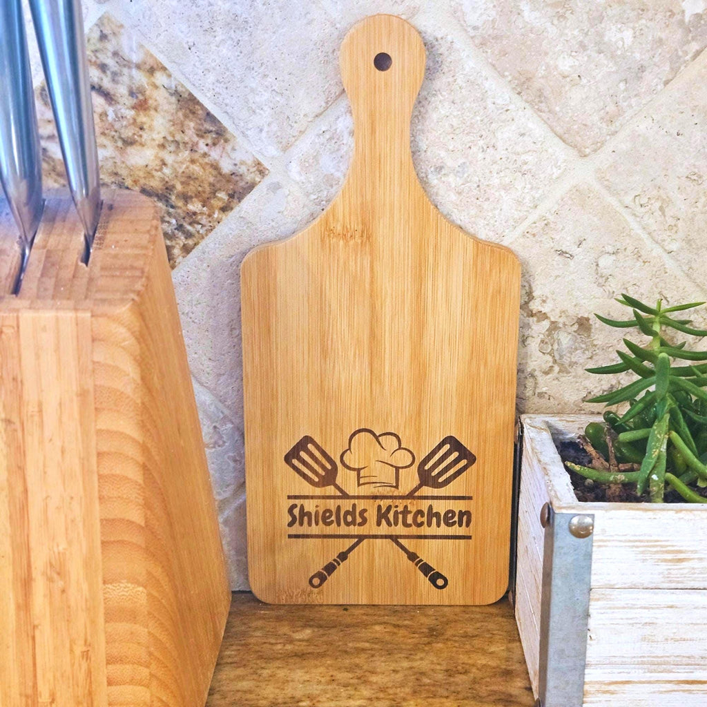 Custom Engraved Mini Bamboo Charcuterie Board - Wedding Gift