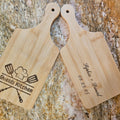 Custom Engraved Mini Bamboo Charcuterie Board - Wedding Gift