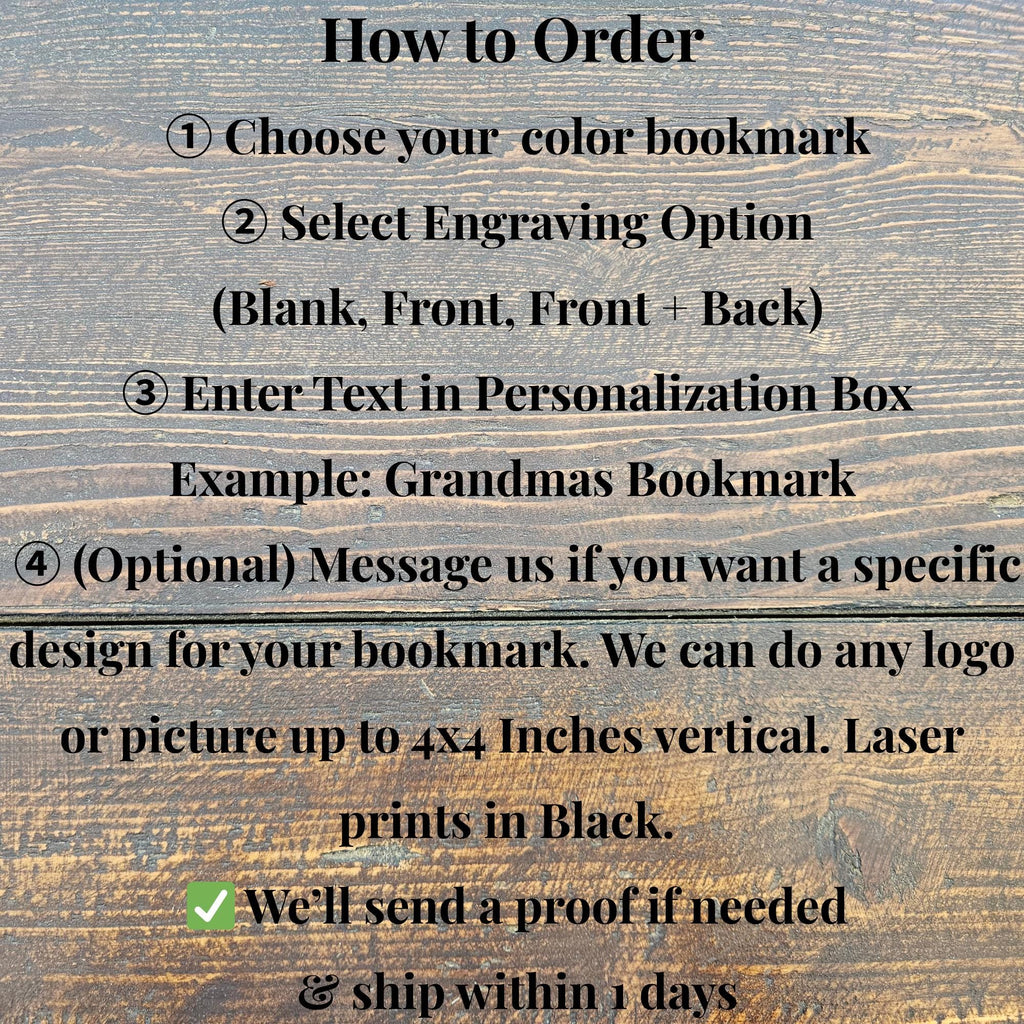 Custom Leather Dog Bookmark – Personalized Engraved Pet Gift