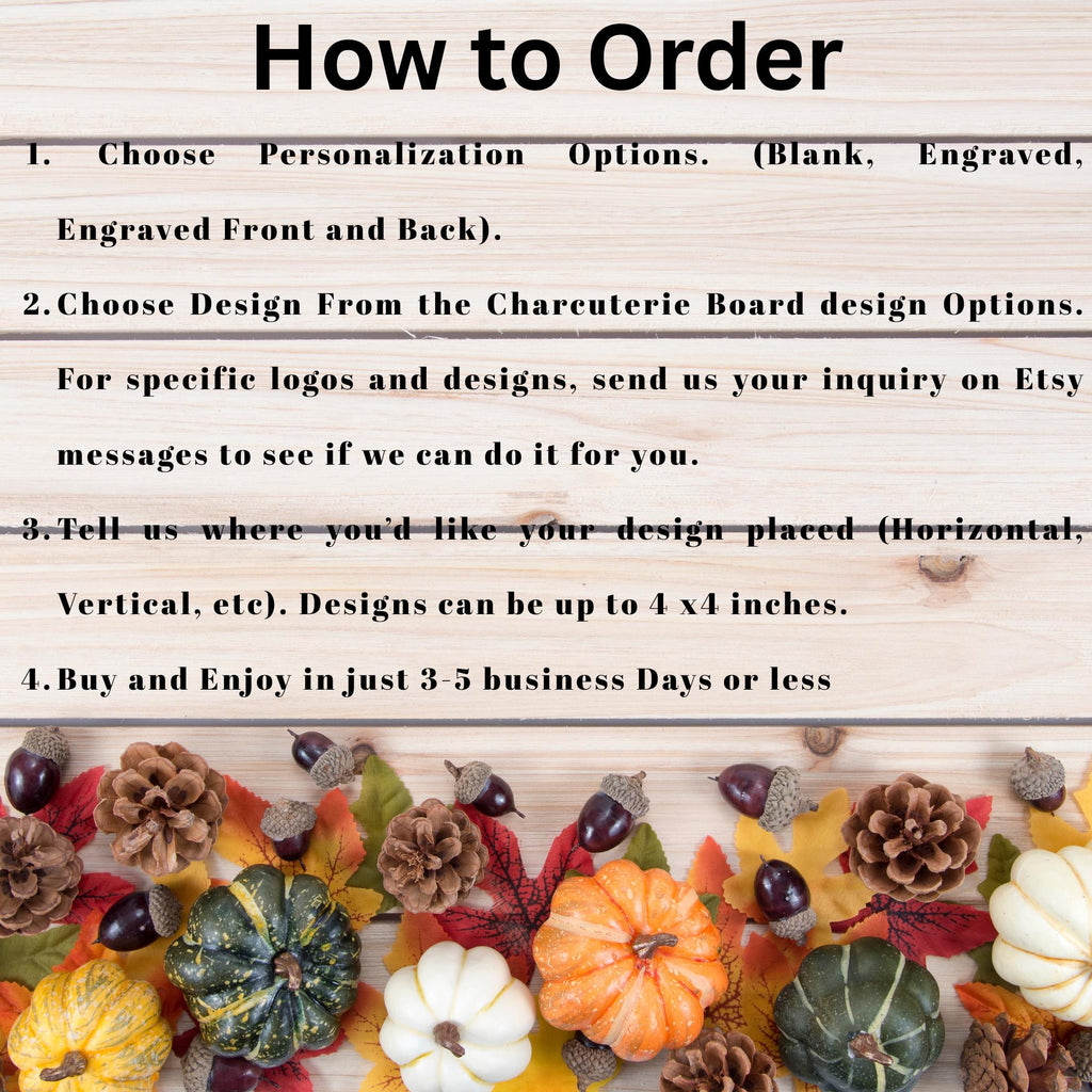 Custom Engraved Mini Bamboo Charcuterie Board - Wedding Gift