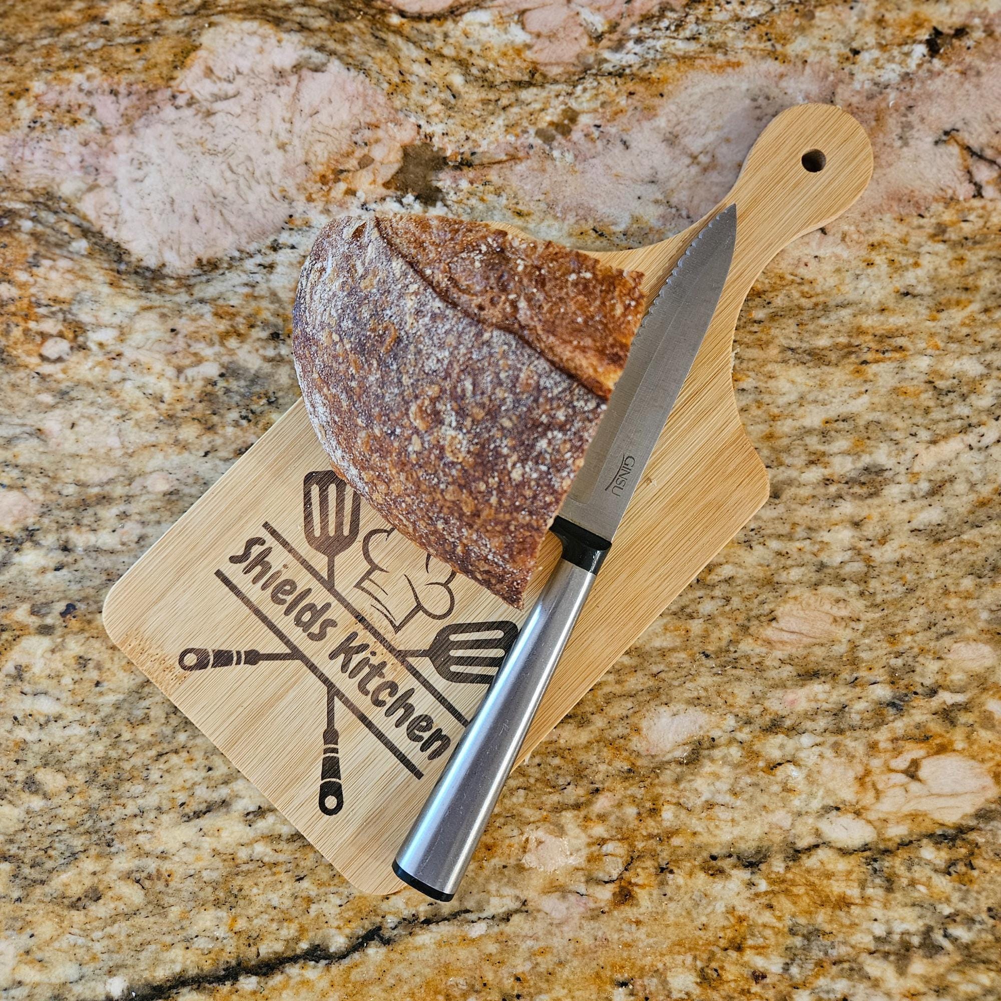 Custom Engraved Mini Bamboo Charcuterie Board - Wedding Gift