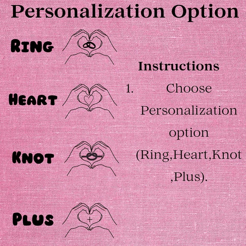 Personalized Leather Bookmark – Heart Hands Design, Valentine's Day Gift