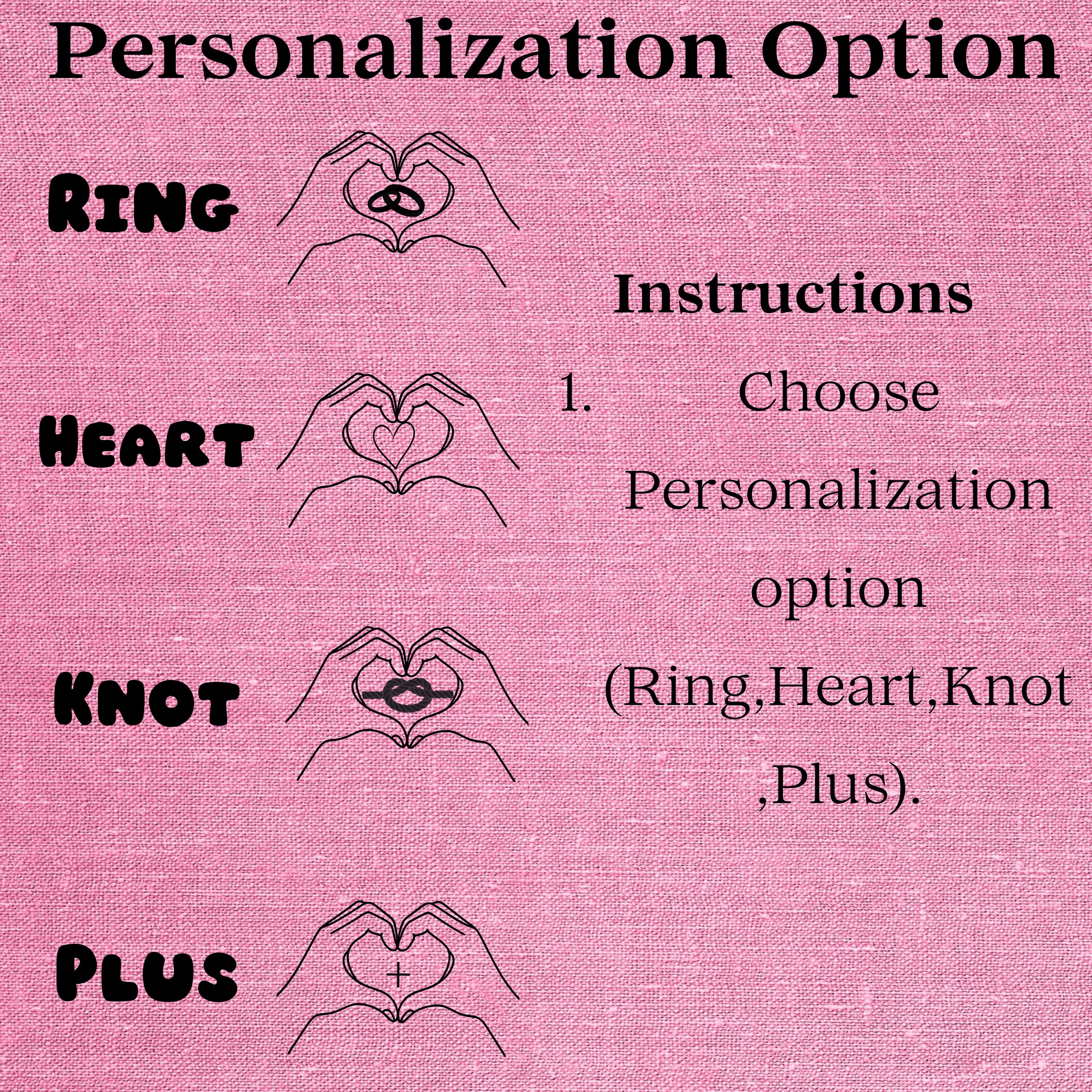 Personalized Leather Bookmark – Heart Hands Design, Valentine's Day Gift