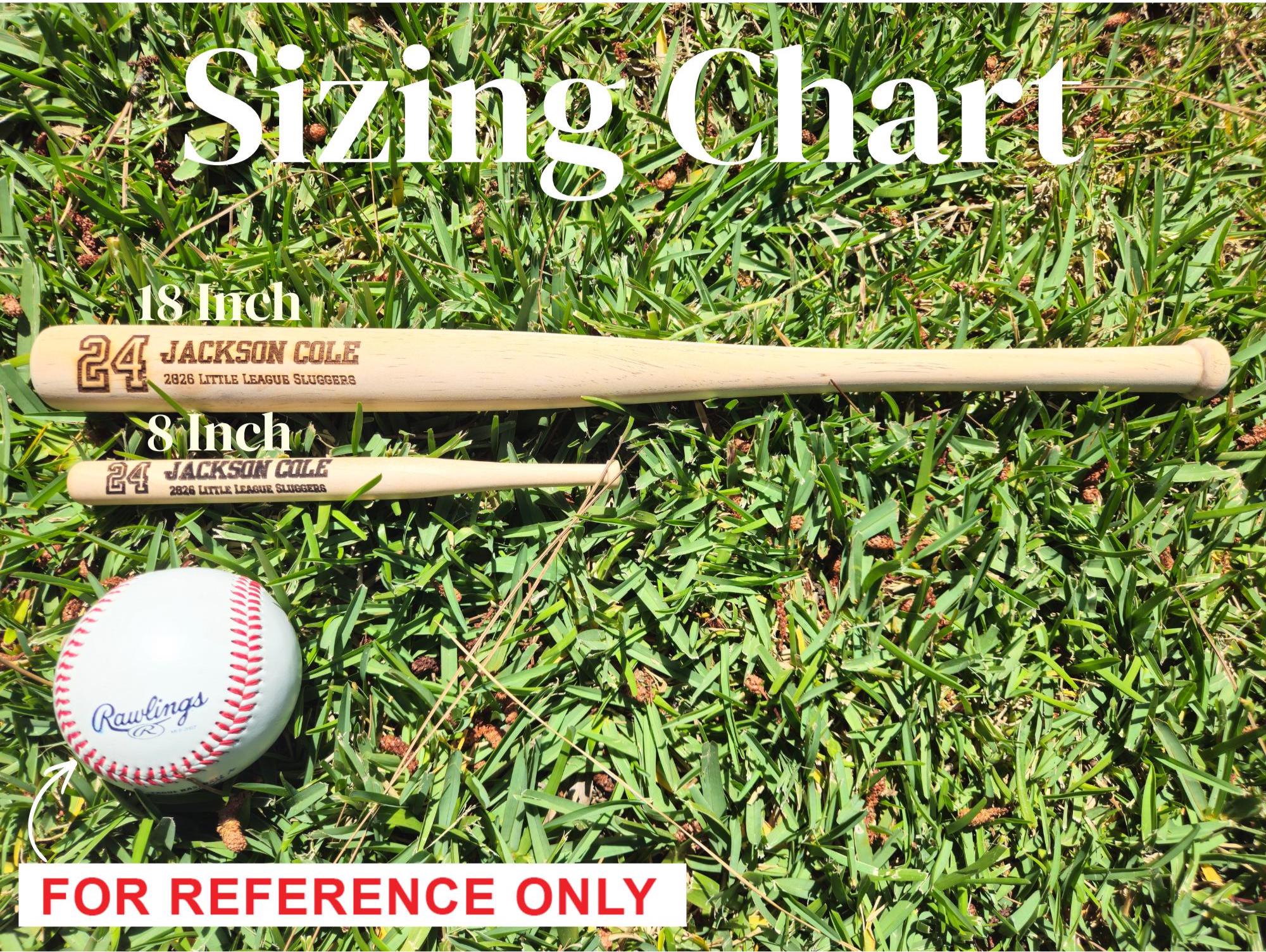 Miniature Engraved Baseball Bat Keepsake – Personalized Wood Bat Gifts for Mother's Day, Birthdays, Weddings, Groomsmen, Little League Teams